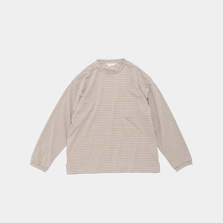 Still By Hand Striped Long Sleeve - Blue/Beige | Garmentory