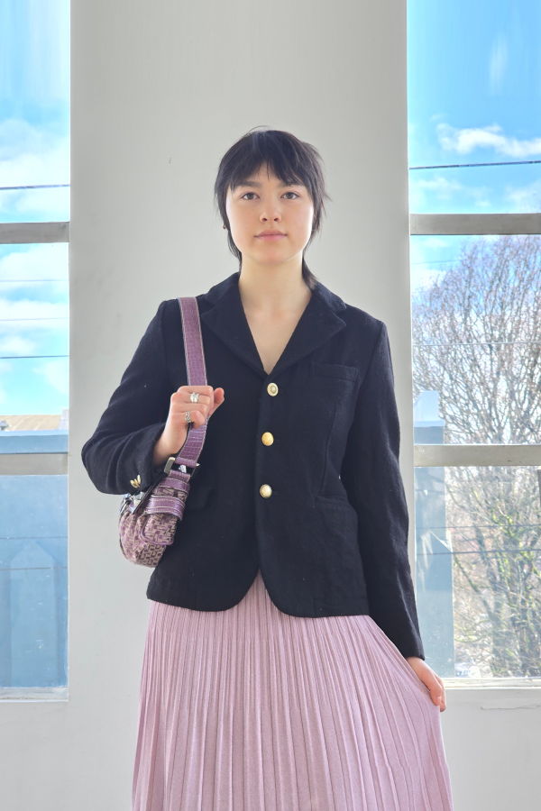 Vintage Comme des Garcons Boiled Wool Jacket - Black