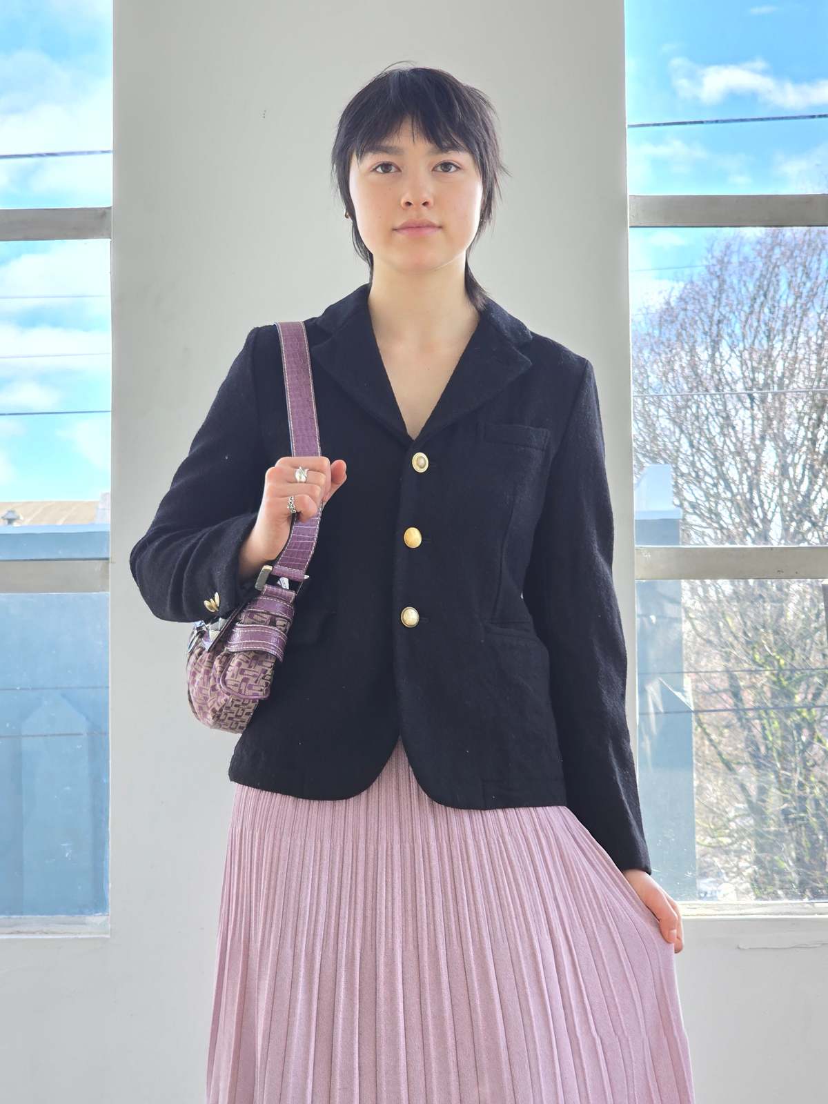 Vintage Comme des Garcons Boiled Wool Jacket - Black - Image 1 of 5