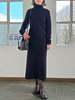 Vintage Donna Karan Cashmere + Wool Dress - Thumbnail 2