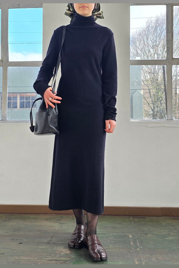 Vintage Donna Karan Cashmere + Wool Dress