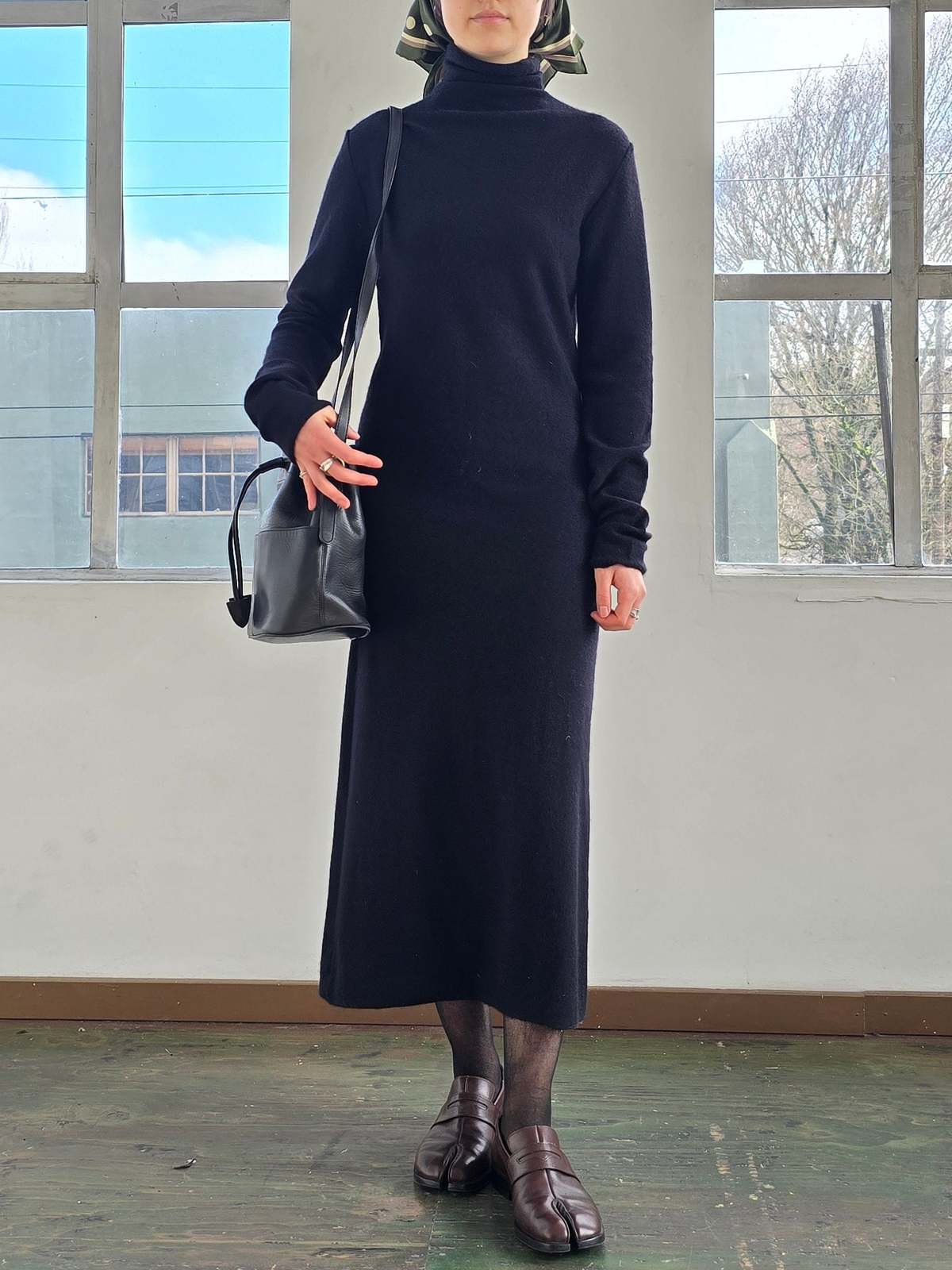 Vintage Donna Karan Cashmere + Wool Dress - Image 2 of 6