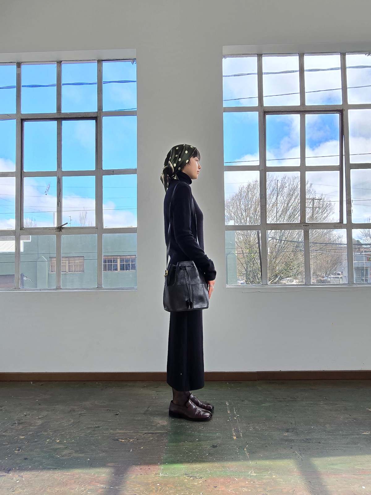 Vintage Donna Karan Cashmere + Wool Dress - Image 3 of 6