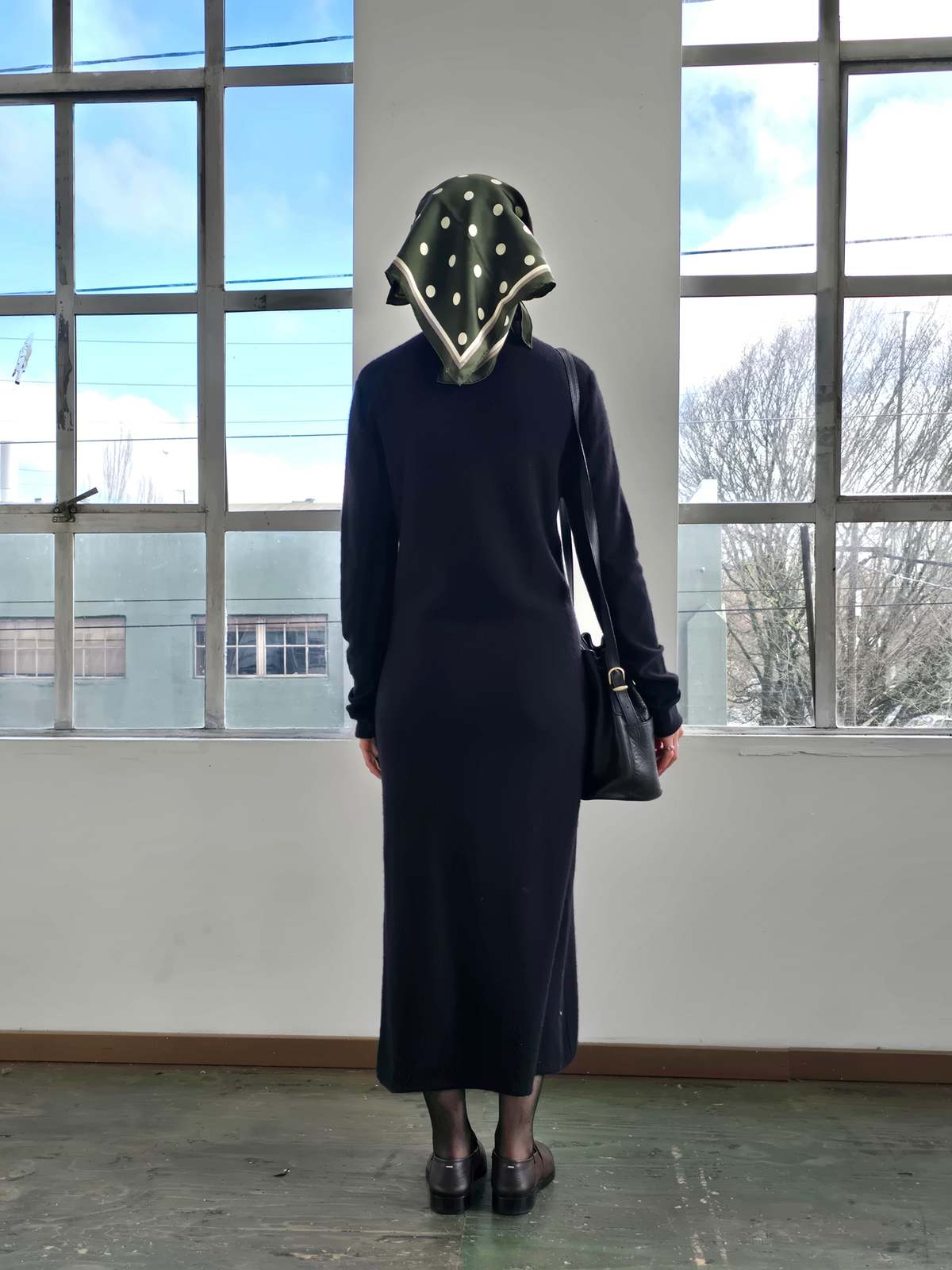 Vintage Donna Karan Cashmere + Wool Dress - Image 5 of 6