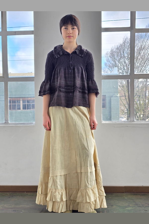 Vintage Issey Miyake Cauliflower Collared Top