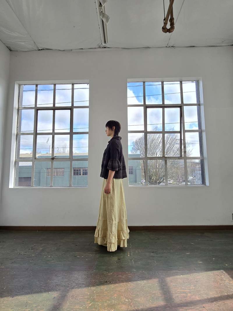 Vintage Issey Miyake Cauliflower Collared Top