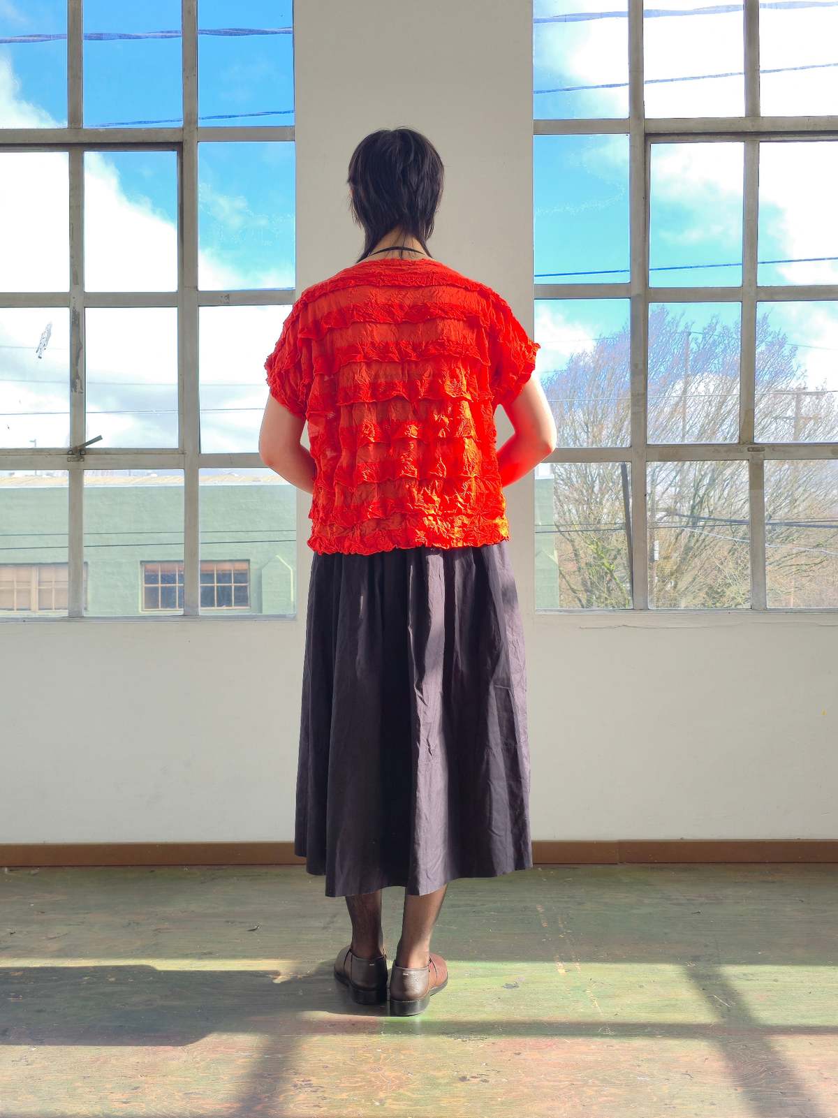 Vintage Issey Miyake Me Poppy Scrunch Top - Image 5 of 7