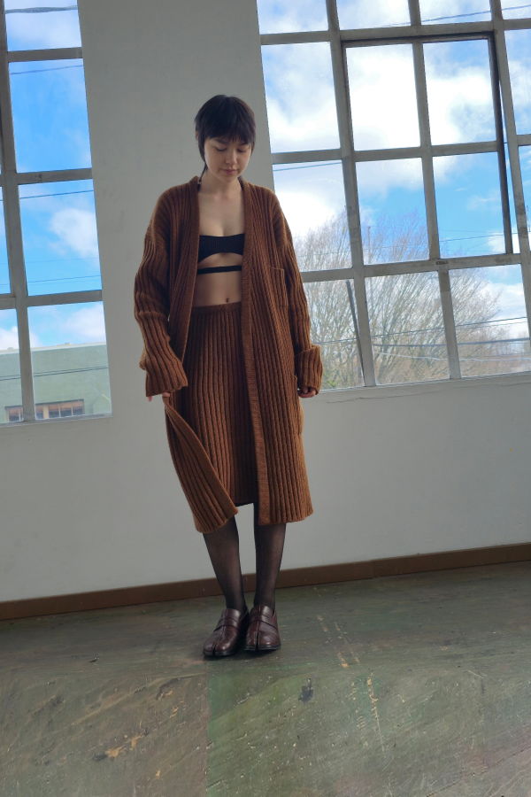 Vintage Krizia Carob Sweater Top Dress