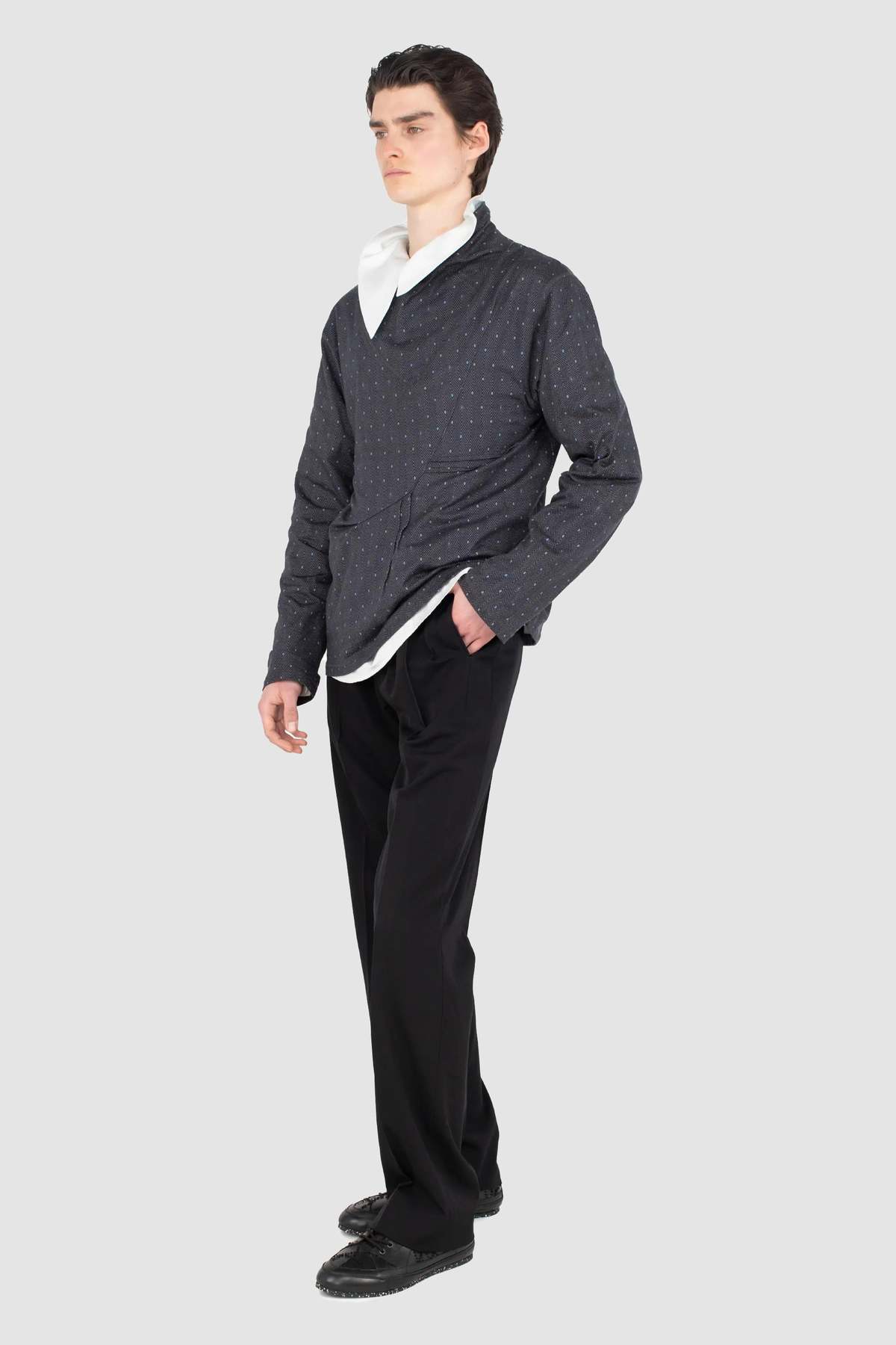 kiko kostadinov Csomor Trousers - Deep Black - Image 3 of 10