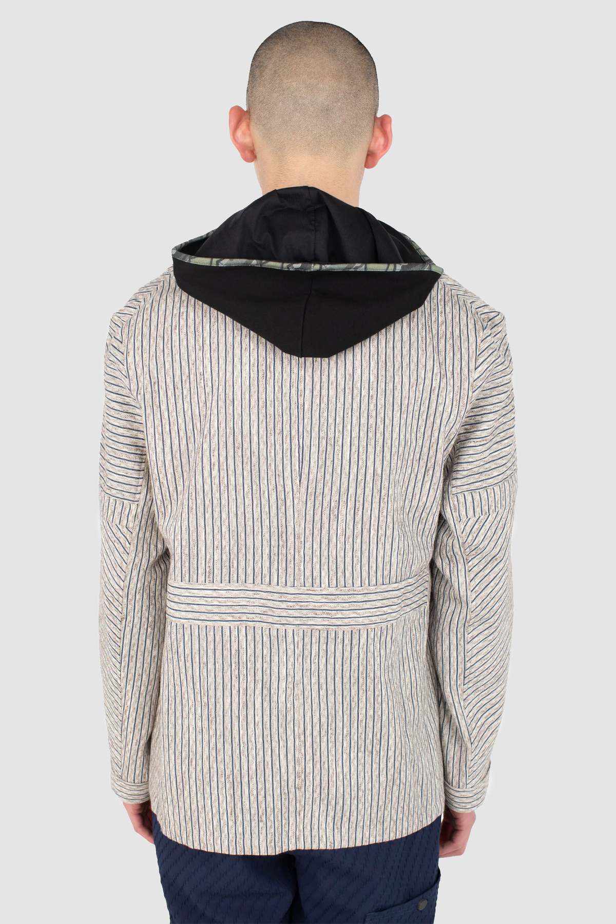 kiko kostadinov Kyan Shirt - Tan/Blue - Image 7 of 11