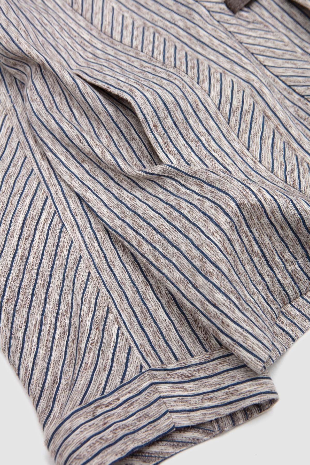 kiko kostadinov Kyan Shirt - Tan/Blue - Image 10 of 11