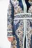 Deerah Arabian Kaftan - Navy Blue - Thumbnail 2