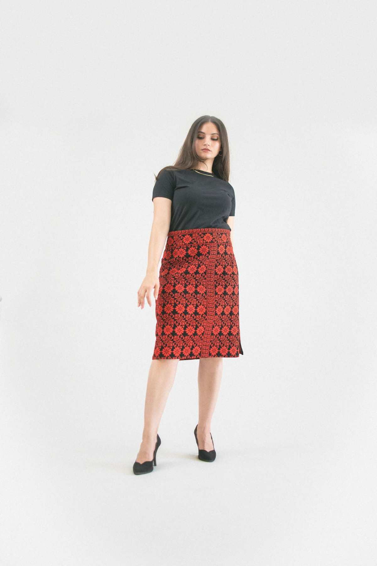 Deerah Floral Pencil Skirt - Image 2 of 8
