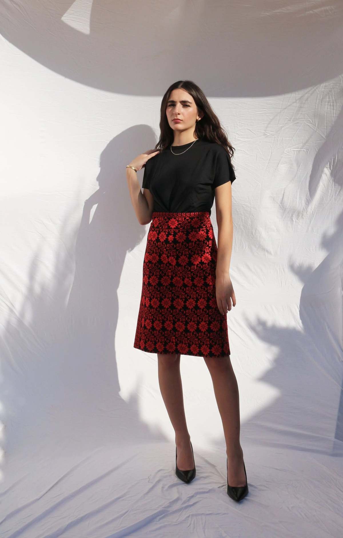 Deerah Floral Pencil Skirt - Image 3 of 8