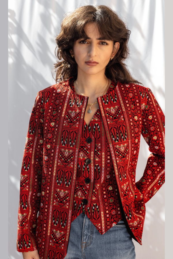 Deerah Heavy Embroidered Blazer