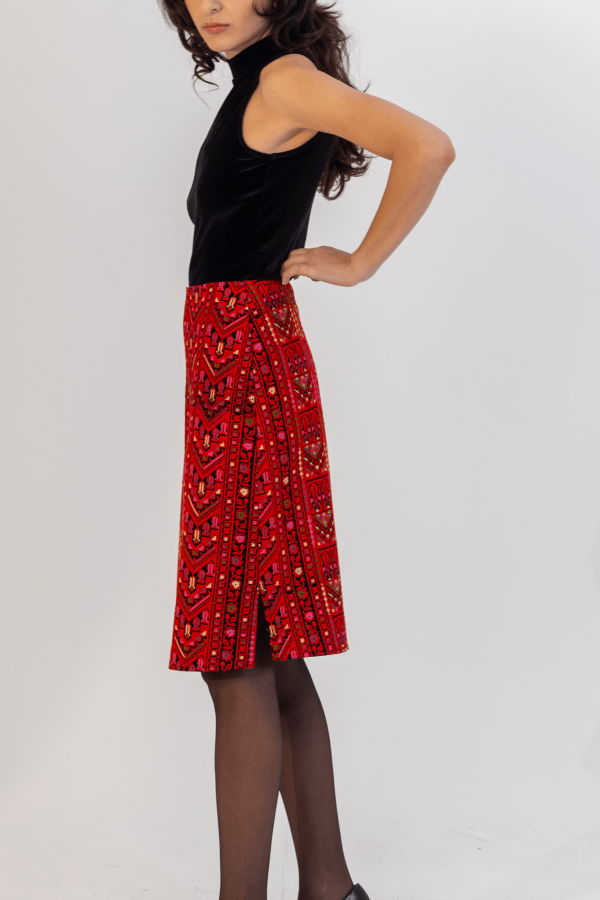 Deerah Heavy Embroidered Skirt