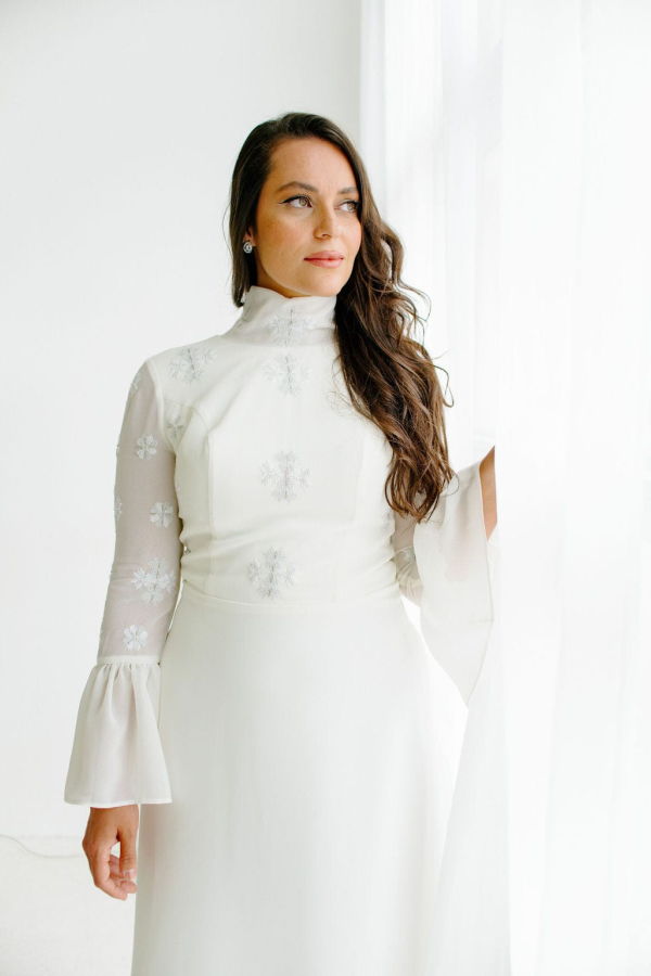 Deerah Sofia Hand Embroidered Palestinian Bridal Dress