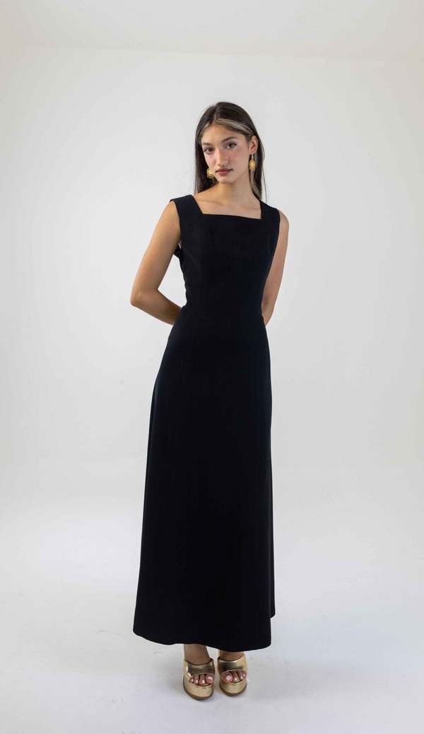 Deerah Square-Neck Dress Deerah Square-Neck Dress