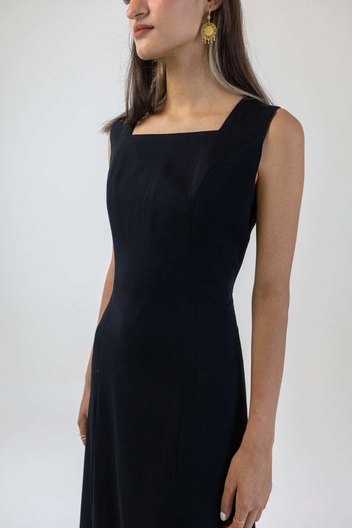 Deerah Square-Neck Dress - Image 2 of 3