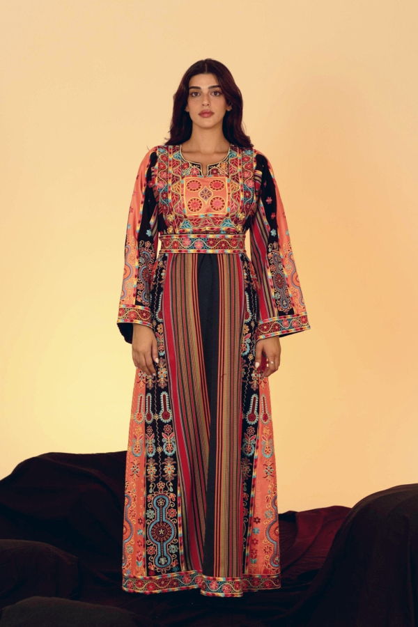 Deerah Majdalawi Traditional Palestinian Thobe Dress