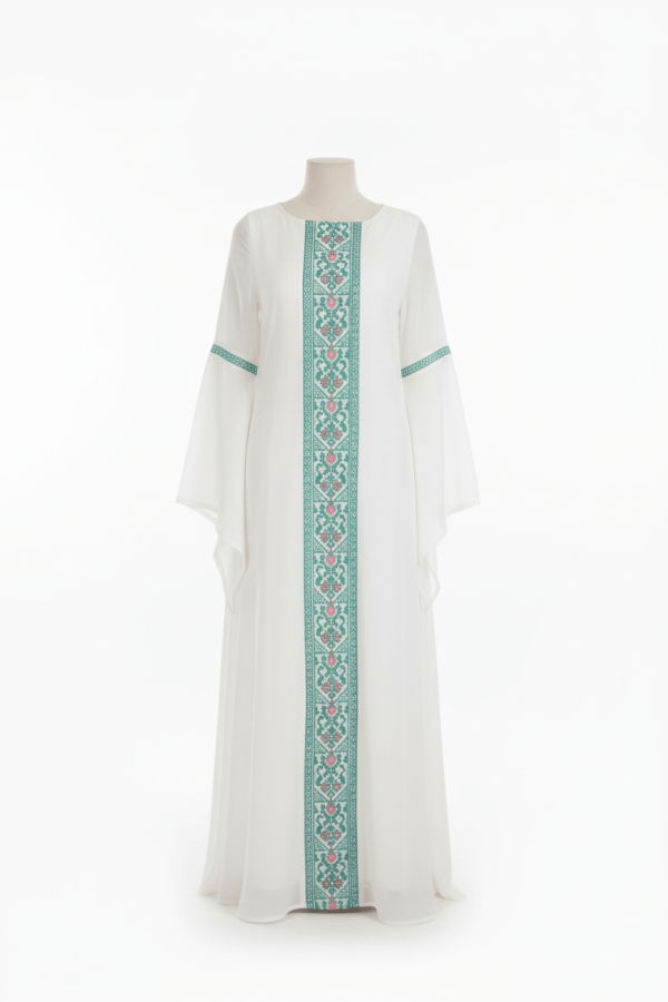 Deerah Butterfly Embroidered Dress