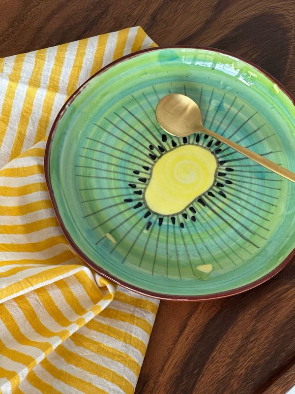 Studio Noticed Kiwi Appetizer Plate - 17.5 cm
