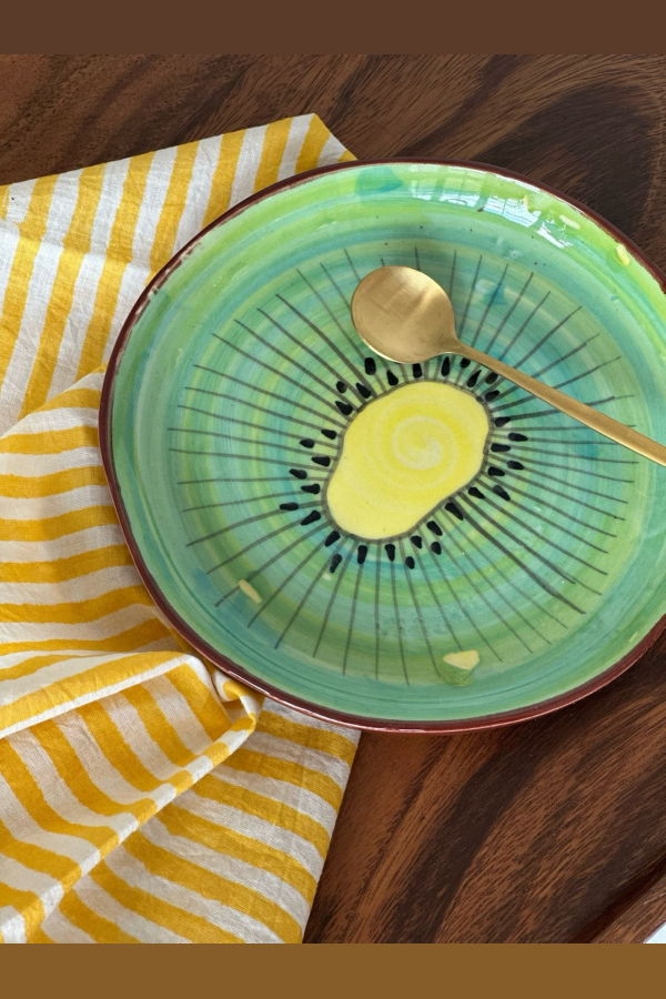 Studio Noticed Kiwi Appetizer Plate - 17.5 cm