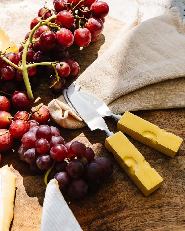 Studio Noticed Say Cheese! Cheese Knife Set - Yellow