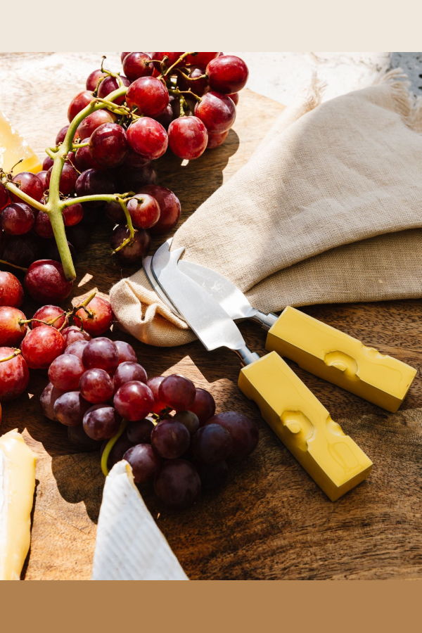 Studio Noticed Say Cheese! Cheese Knife Set - Yellow