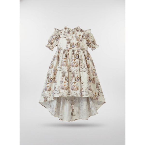 KIDS Piper&Cloth Aoki Dress - Bramble Rabbit