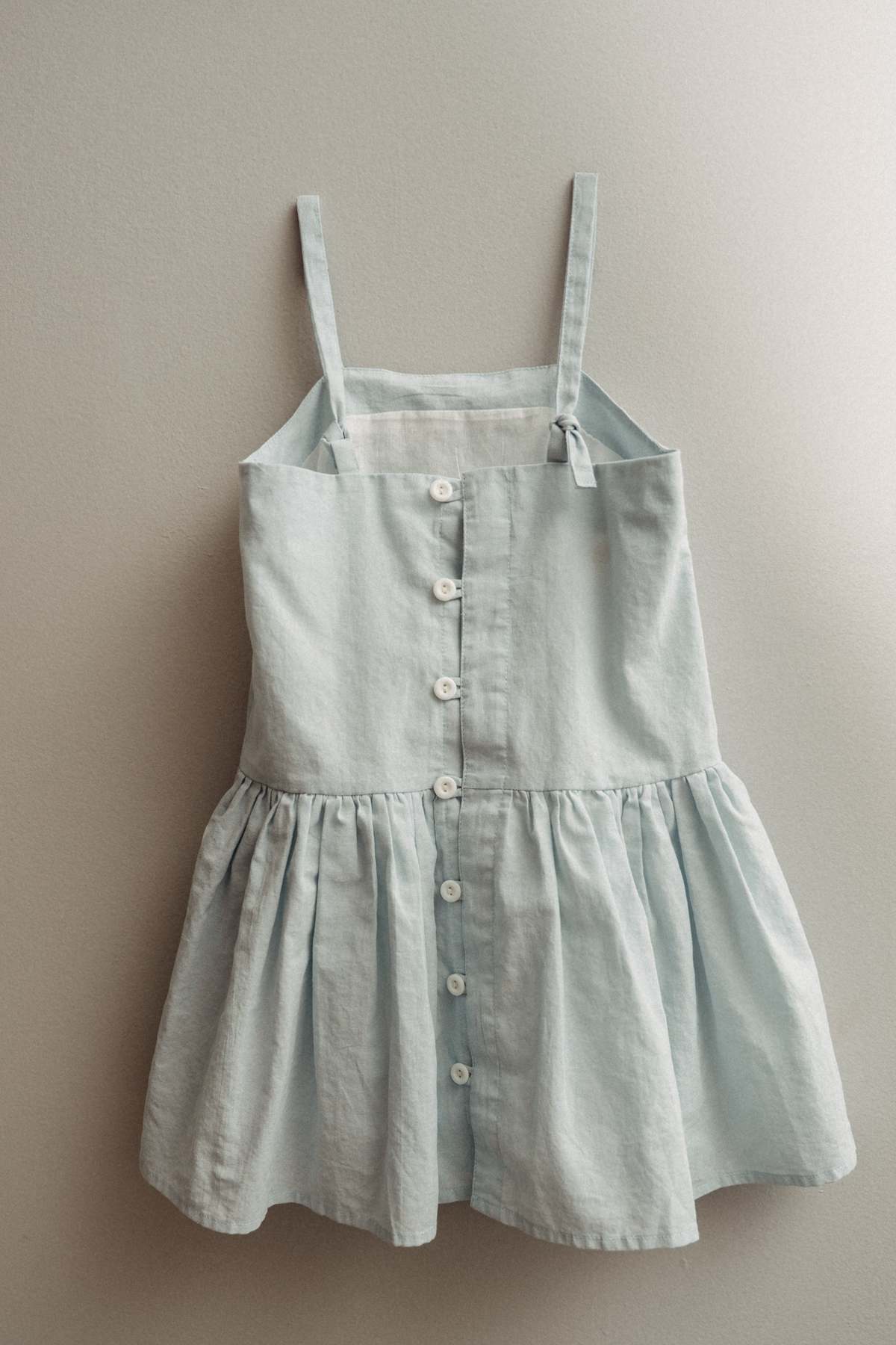 Kids Piper&Cloth Hikari Pintuck Dress - Bleues - Image 6 of 10