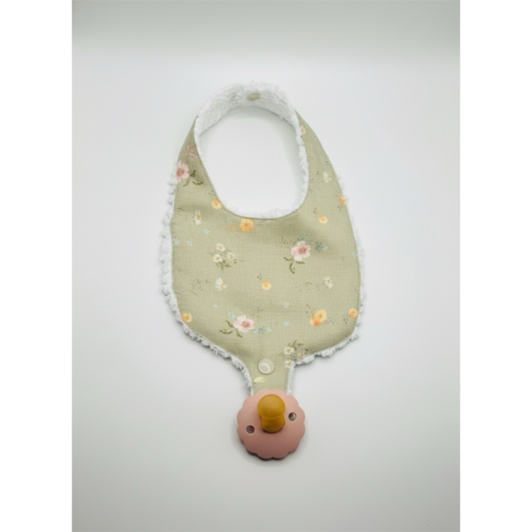 Piper&Cloth Sooth & Snap Pacifier Bib - Hedgerow Floral