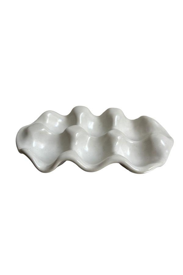 London Atelier Byproduct Ceramic Egg Cart Tray