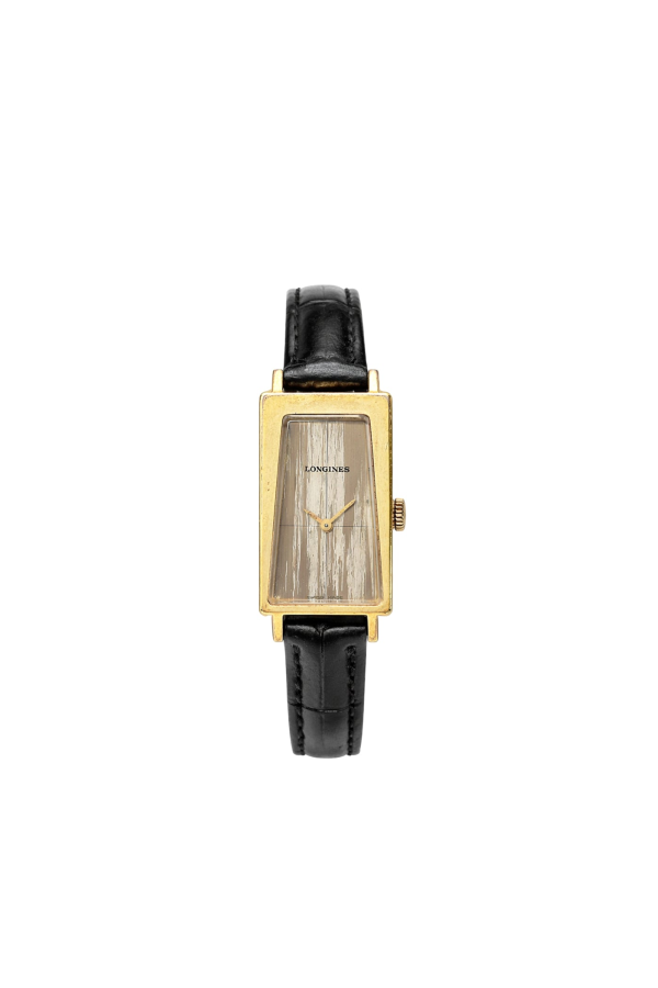 Longines (Switzerland) Modernist Striated Dial, Mid-Century, Late 1950s