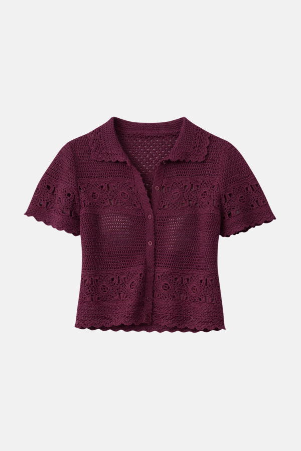 The Tile Club Molly Crochet Shirt