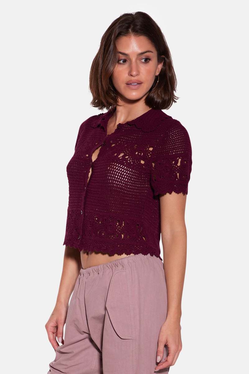 The Tile Club Molly Crochet Shirt