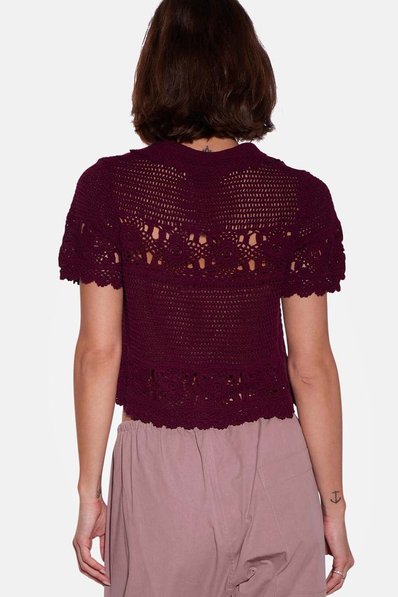 The Tile Club Molly Crochet Shirt