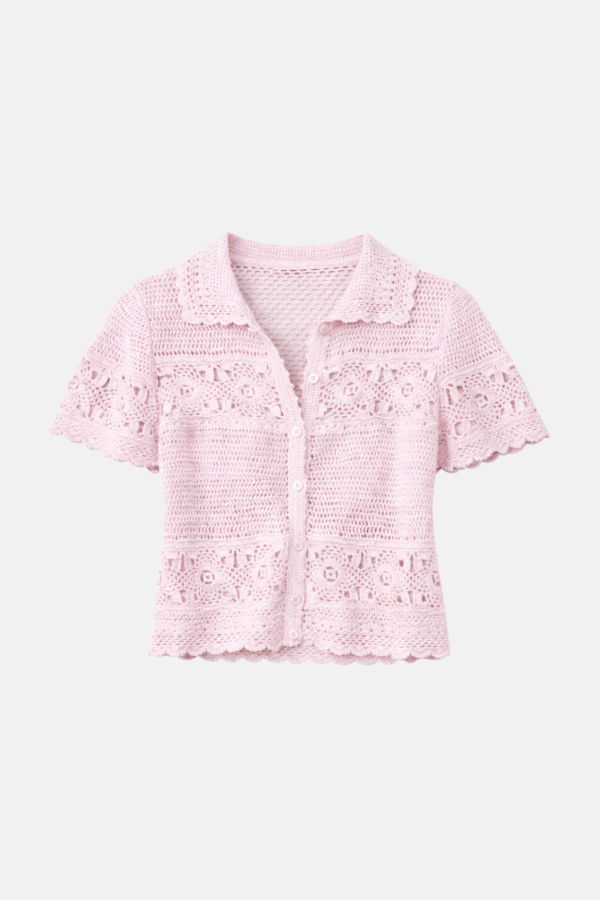 The Tile Club Molly Crochet Shirt