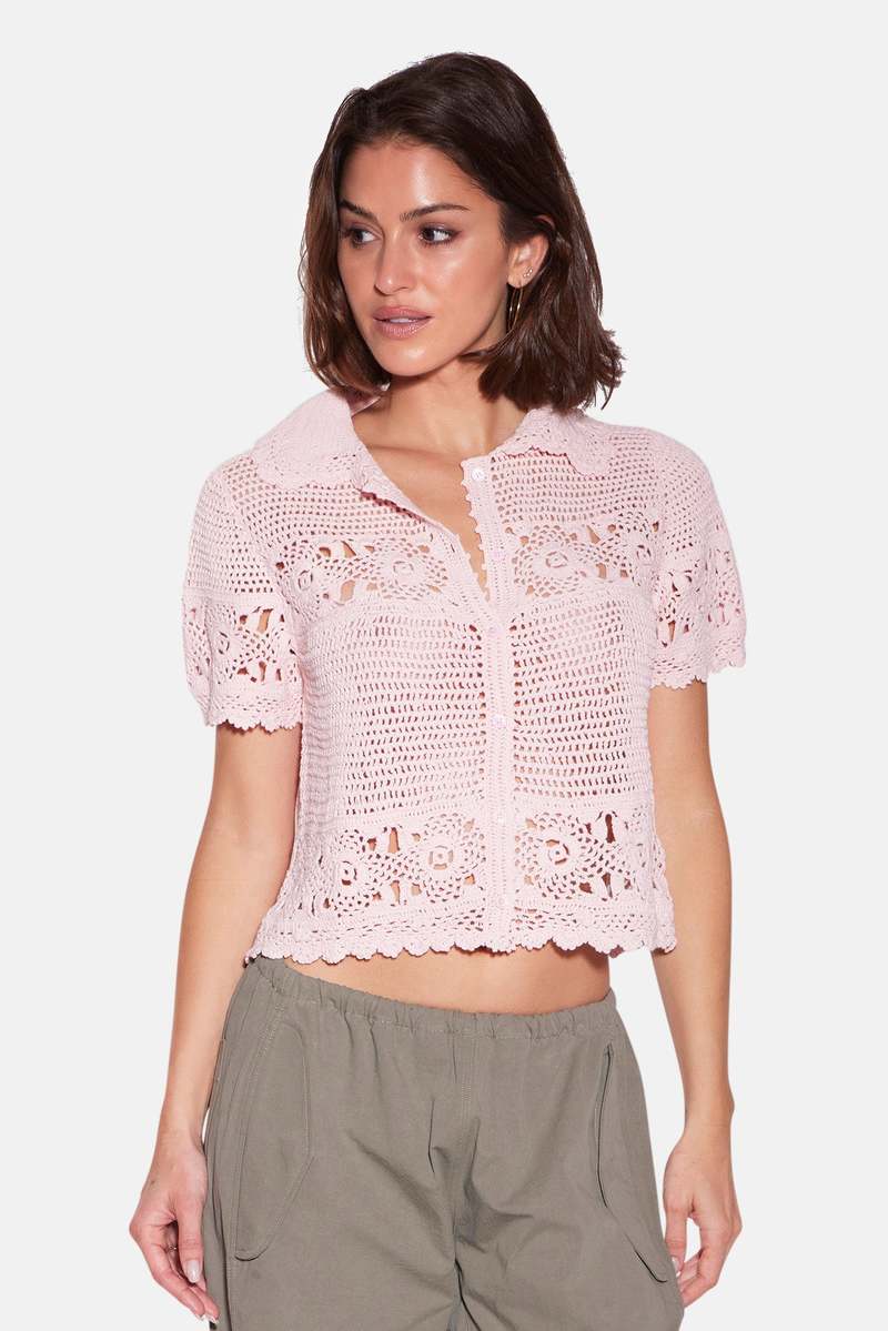 The Tile Club Molly Crochet Shirt