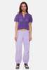 The Tile Club Molly Crochet Shirt - Purple - Thumbnail 3
