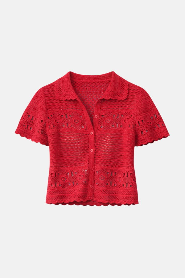 The Tile Club Molly Crochet Shirt