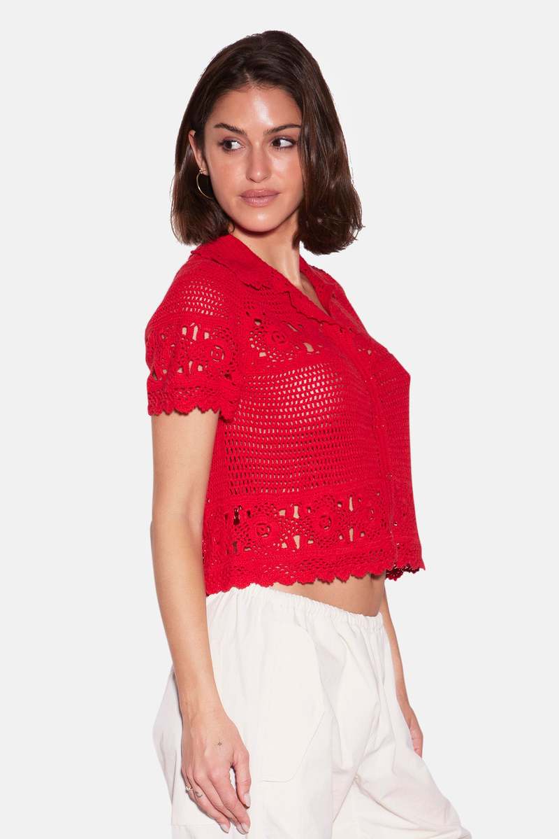 The Tile Club Molly Crochet Shirt