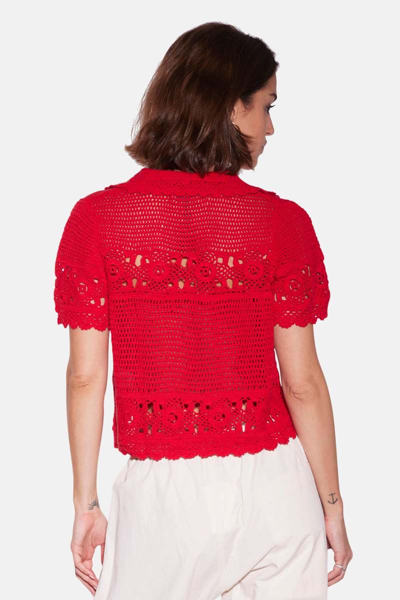 The Tile Club Molly Crochet Shirt