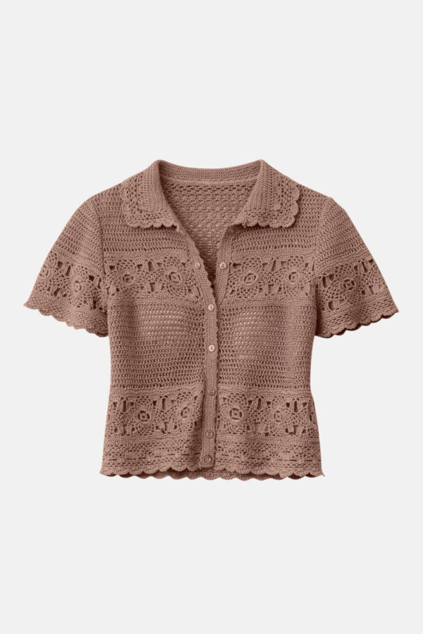 The Tile Club Molly Crochet Shirt