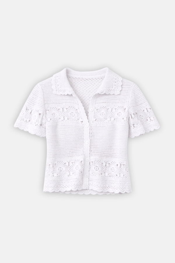 The Tile Club Molly Crochet Shirt