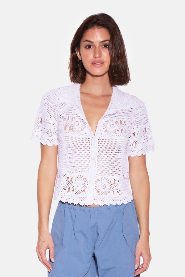 The Tile Club Molly Crochet Shirt