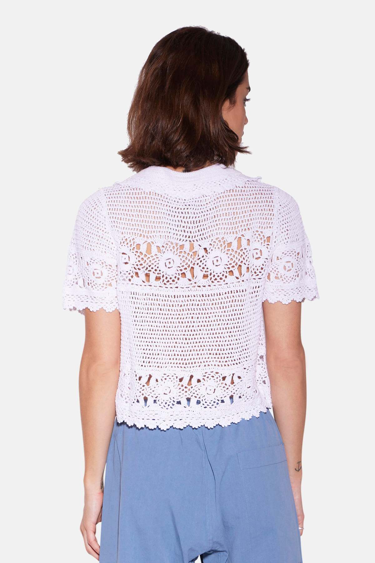 The Tile Club Molly Crochet Shirt - Image 3 of 3