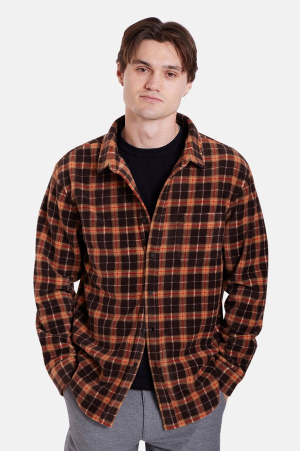 Blue&Cream Polar Fleece Overshirt