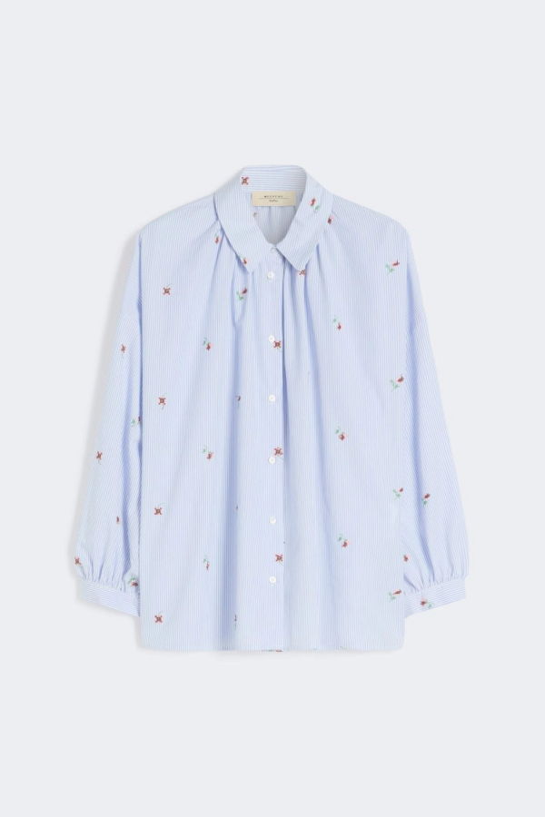 Weekend Max Mara Poplin Embroidered Shirt