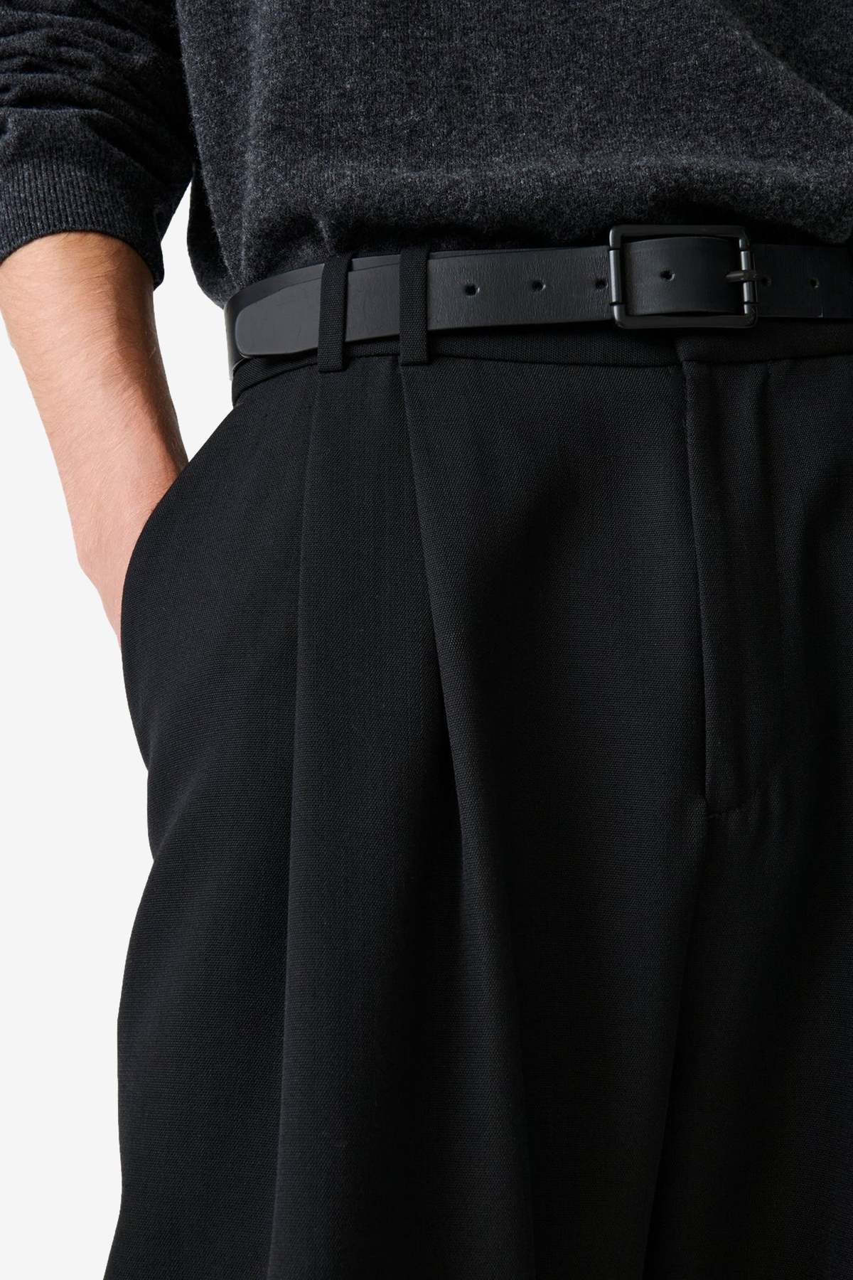 Studio Nicholson Line Trousers - Black - Image 3 of 5
